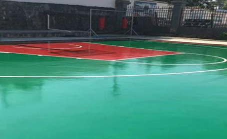 秦皇岛篮球场翻新地面